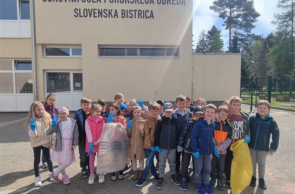 ČISTILNA AKCIJA PRVOŠOLCEV