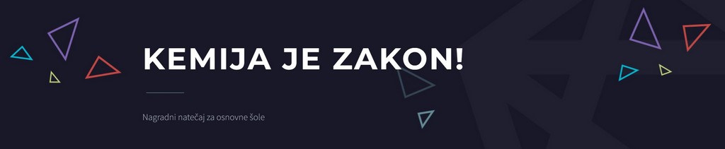 Nagradni natečaj Kemija je zakon