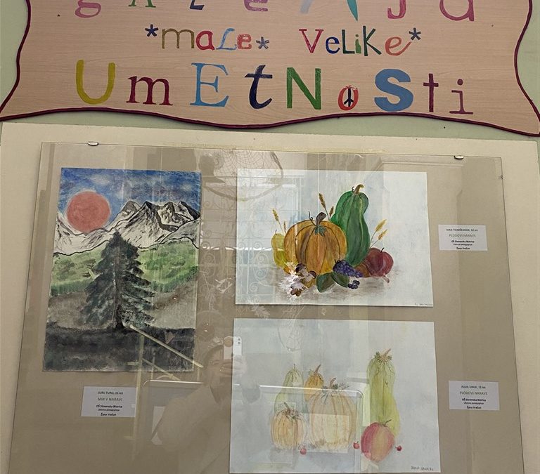 Naši učenci uspešno sodelovali na likovno-literarnem natečaju “Narava ve”