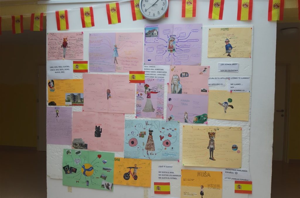 Kaj se dogaja pri pouku španščine? ¿Qué hacemos en la clase de español?